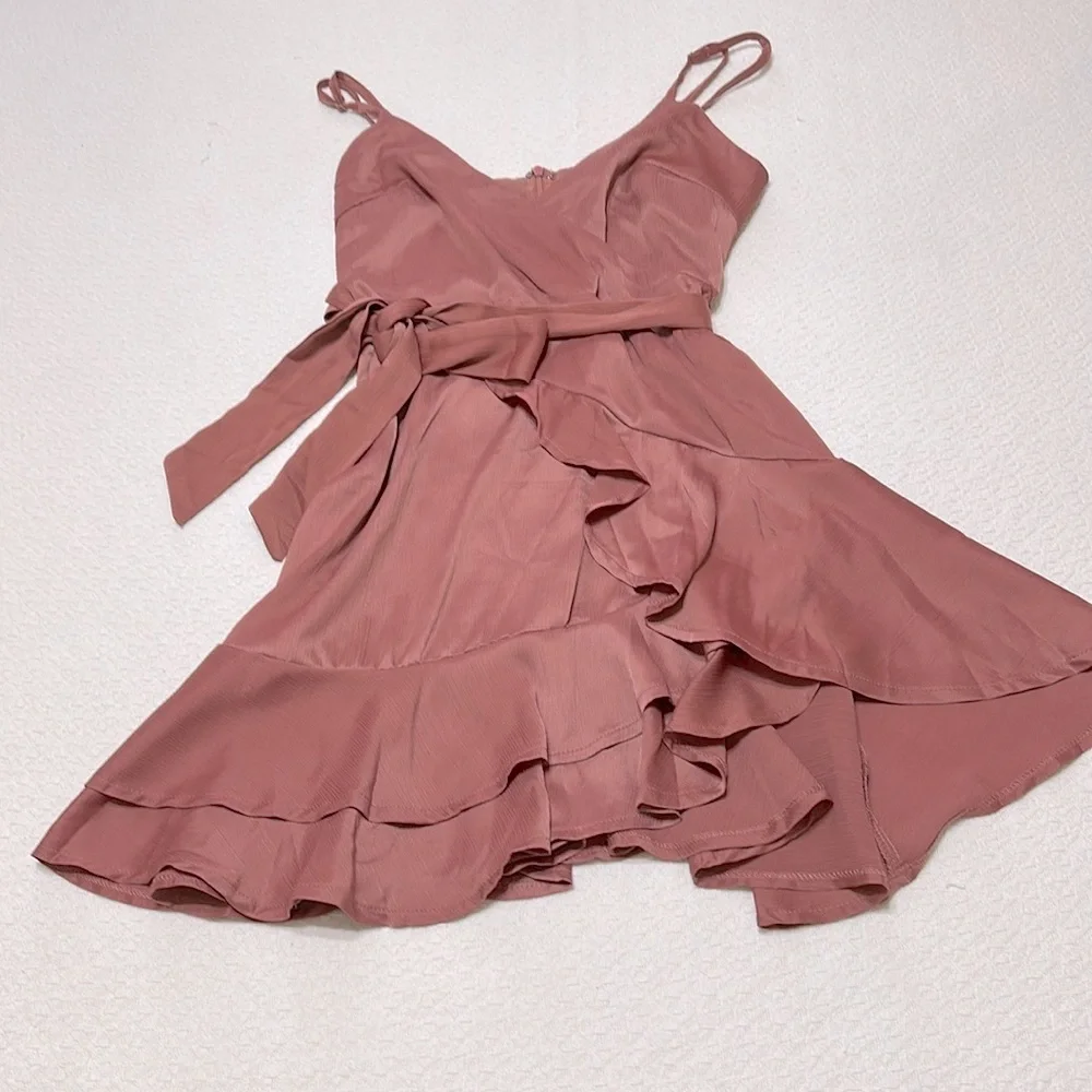 Princess Polly Watermelon Champagne Mini Elegant Dress, Size US 4 - Picture 11 of 12